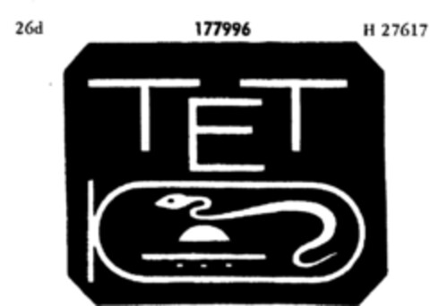TET Logo (DPMA, 05/02/1913)