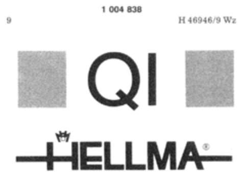 HELLMA QI Logo (DPMA, 24.12.1979)