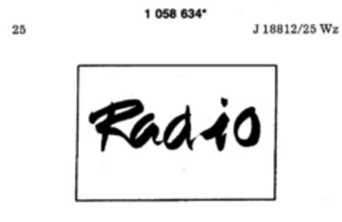 Radio Logo (DPMA, 23.12.1983)