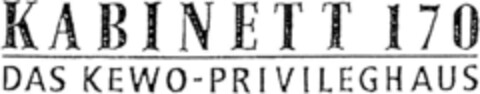 KABINETT 170 DAS KEWO-PRIVILEGHAUS Logo (DPMA, 12.10.1991)