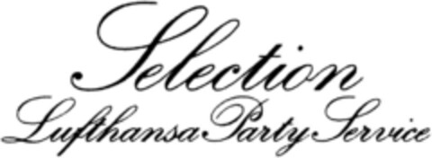 Selection Lufthansa Party Service Logo (DPMA, 19.11.1991)