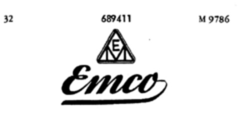 EM Emco Logo (DPMA, 18.05.1955)