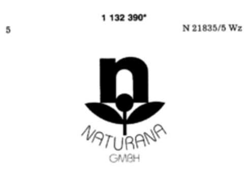 n NATURANA GMBH Logo (DPMA, 08/24/1988)