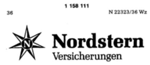 Nordstern Versicherungen Logo (DPMA, 04.04.1989)