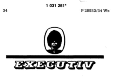 EXECUTIV Logo (DPMA, 18.12.1981)