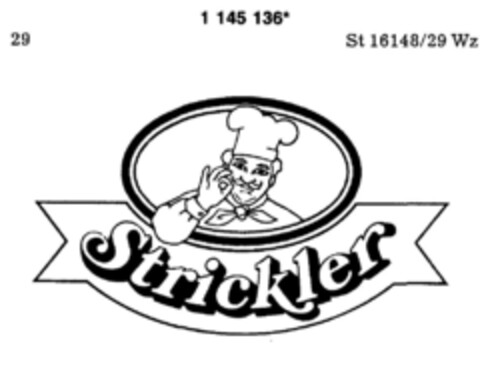 Strickler Logo (DPMA, 03/28/1989)