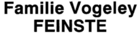 Familie Vogeley FEINSTE Logo (DPMA, 25.10.1993)