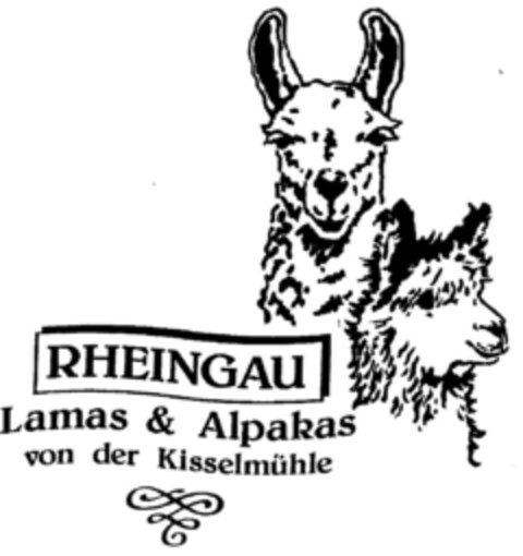 RHEINGAU Lamas & Alpakas von der Kisselmühle Logo (DPMA, 02/09/2000)