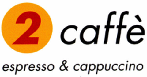 2 caffè espresso & cappuccino Logo (DPMA, 08/23/2001)