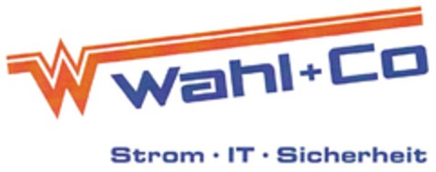 Wahl + Co Strom · IT · Sicherheit Logo (DPMA, 06.03.2009)