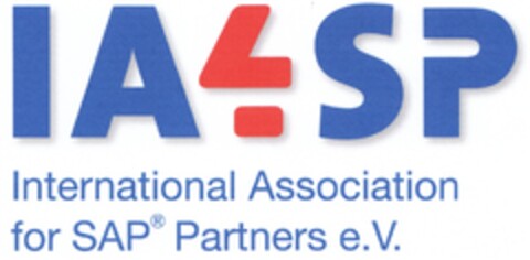 IA4SP International Association for SAP Partners e.V. Logo (DPMA, 06/13/2009)