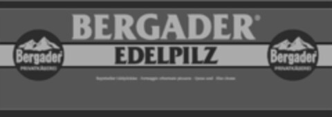 BERGADER EDELPILZ Bayerischer Edelpilzkäse Bergader PRIVATKÄSEREI Logo (DPMA, 09.04.2013)