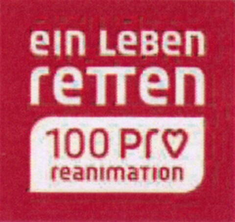 ein Leben retten 100 pr reanimation Logo (DPMA, 08.05.2014)