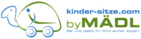 kinder-sitze.com by MÄDL Bei uns bleibt Ihr Kind sicher sitzen! Logo (DPMA, 03/09/2016)