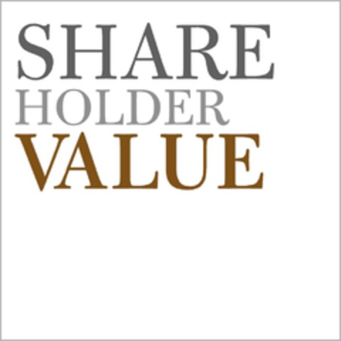 SHARE HOLDER VALUE Logo (DPMA, 22.07.2016)