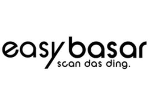 easybasar scan das ding. Logo (DPMA, 06.07.2017)