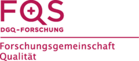 FQS DGQ-FORSCHUNG Forschungsgemeinschaft Qualität Logo (DPMA, 17.04.2019)