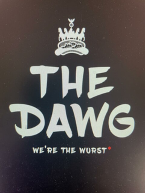 THE DAWG WE'RE THE WURST Logo (DPMA, 16.01.2023)