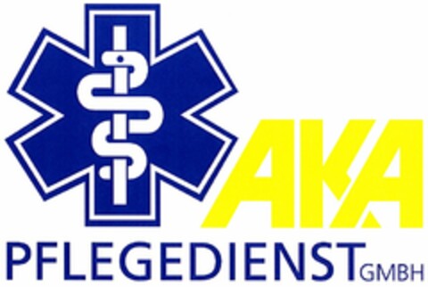 AKA PFLEGEDIENST GMBH Logo (DPMA, 13.07.2005)