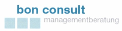 bon consult managementberatung Logo (DPMA, 19.10.2005)