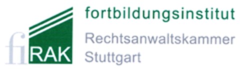 fiRAK fortbildungsinstitut Rechtsanwaltskammer Stuttgart Logo (DPMA, 07.03.2006)