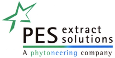 PES extract solutions A phytoneering company Logo (DPMA, 04.05.2006)