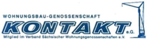 WOHNUNGSBAU-GENOSSENSCHAFT KONTAKT e.G. Mitglied im Verband Sächsischer Wohnungsgenossenschaften e.V. Logo (DPMA, 29.08.2007)
