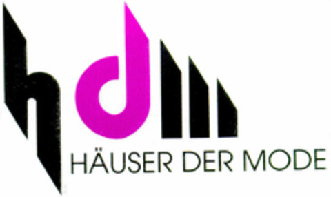 hdm HÄUSER DER MODE Logo (DPMA, 02.11.1995)