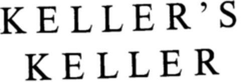 KELLER'S KELLER Logo (DPMA, 15.11.1995)
