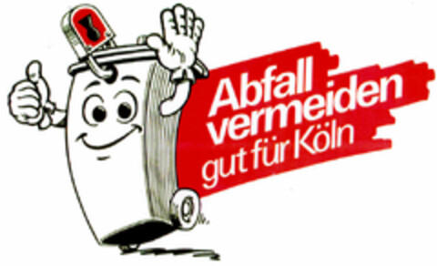 Abfall vermeiden gut für Köln Logo (DPMA, 11.06.1996)