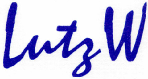 Lutz W Logo (DPMA, 04/14/1999)