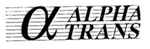 ALPHA TRANS Logo (DPMA, 11.07.1991)