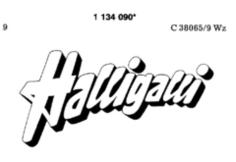 Halligalli Logo (DPMA, 09/02/1988)