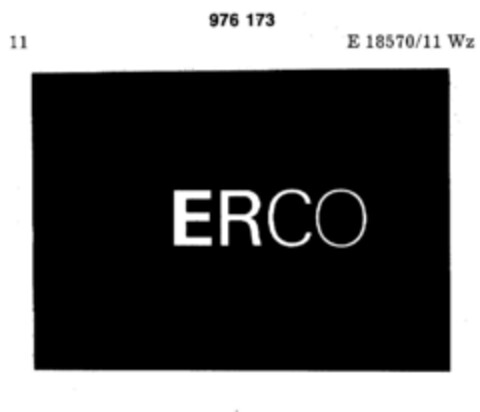 ERCO Logo (DPMA, 03.04.1976)