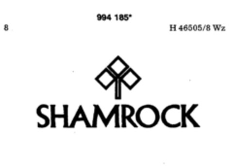 SHAMROCK Logo (DPMA, 01.09.1979)