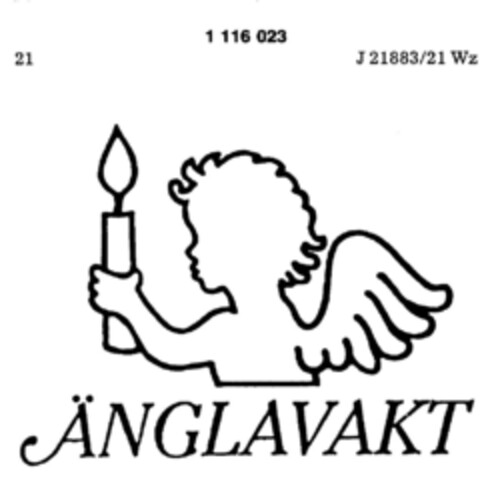 ÄNGLAVAKT Logo (DPMA, 28.04.1987)