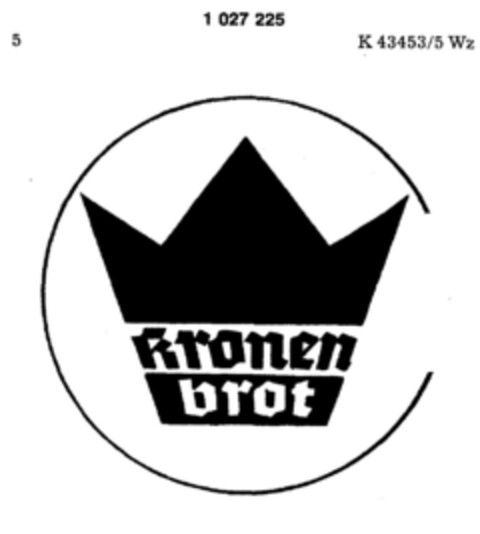kronen brot Logo (DPMA, 20.06.1981)