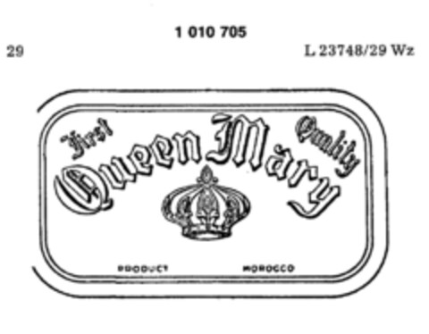 Queen Mary Logo (DPMA, 10/25/1979)