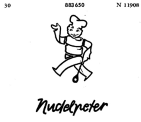 Nudelpeter Logo (DPMA, 23.01.1970)