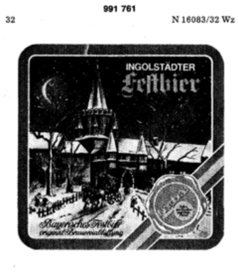 INGOLSTÄDTER Festbier Logo (DPMA, 07.12.1978)