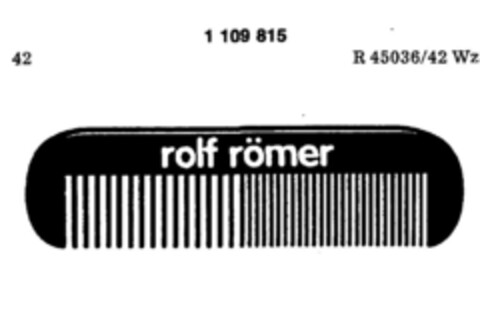 rolf römer Logo (DPMA, 19.01.1987)