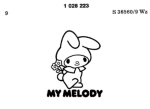 MY MELODY Logo (DPMA, 08/07/1981)