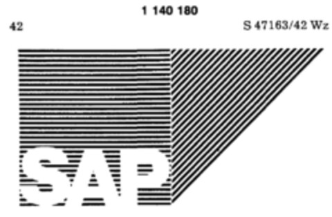 SAP Logo (DPMA, 19.08.1988)