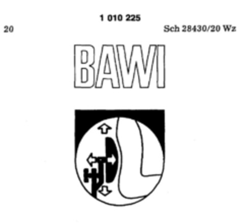 BAWI Logo (DPMA, 28.03.1980)