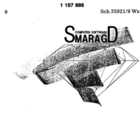 COMPUTER SOFTWARE SMARAGD Logo (DPMA, 05.01.1990)