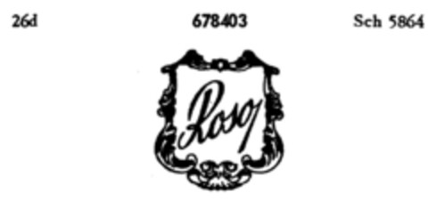 Rosoy Logo (DPMA, 06.03.1954)