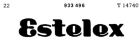 Estelex Logo (DPMA, 18.01.1972)