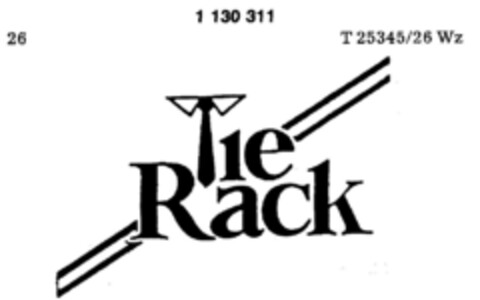 Tie Rack Logo (DPMA, 03/03/1986)