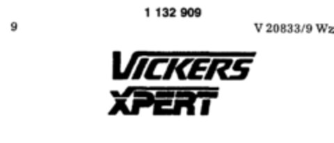 VICKERS XPERT Logo (DPMA, 25.06.1988)