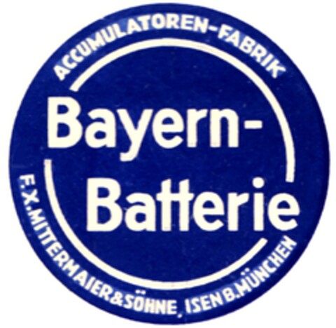 Bayern Batterie Logo (DPMA, 24.05.1949)